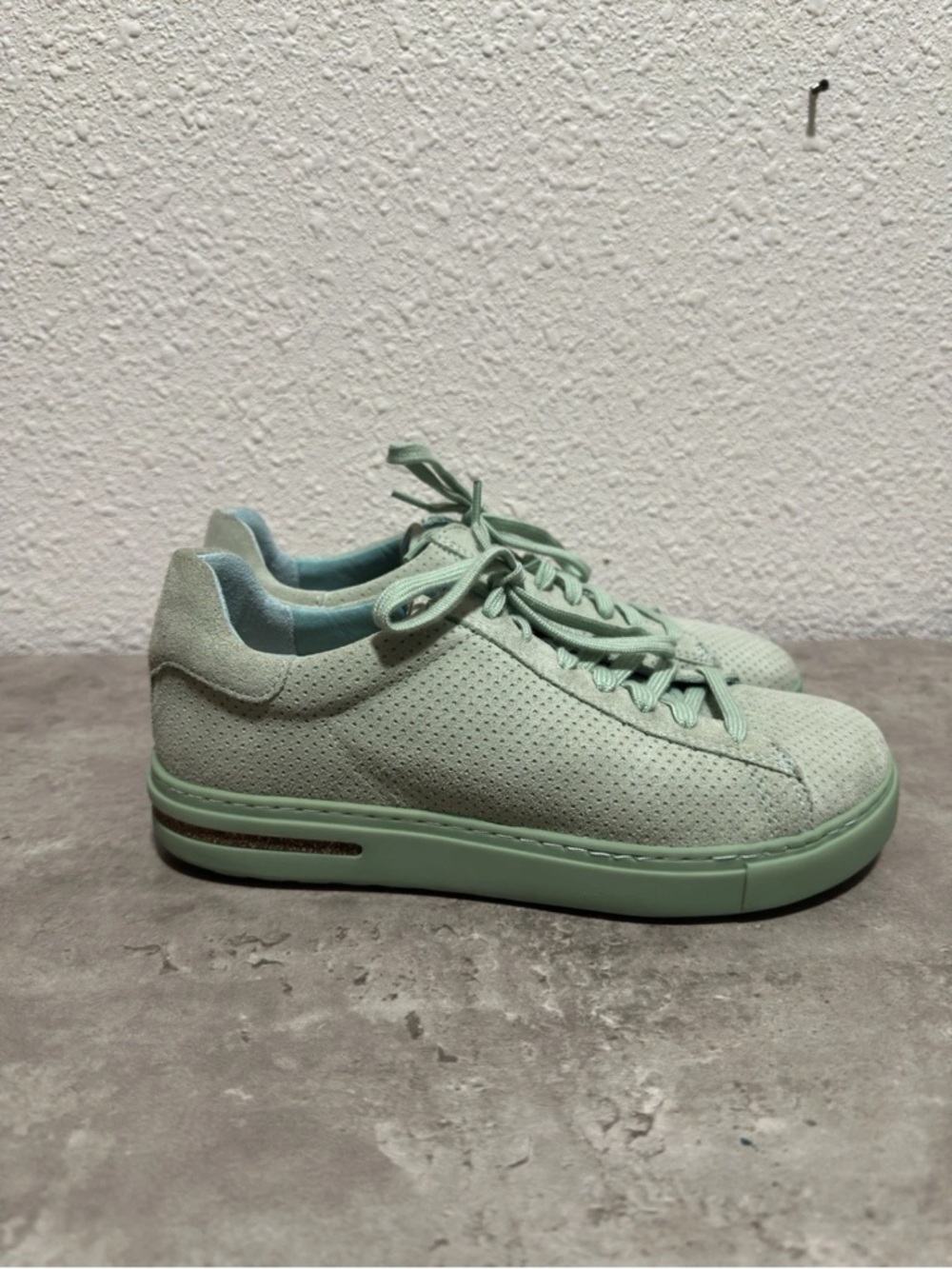 Birkenstock Bend Low Sneakers Matcha Green Size 7 Women Narrow Fit New No Box